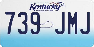 KY license plate 739JMJ