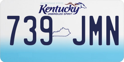 KY license plate 739JMN