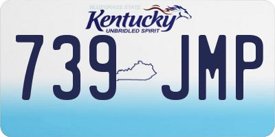 KY license plate 739JMP