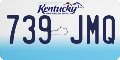 KY license plate 739JMQ
