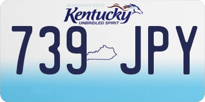 KY license plate 739JPY