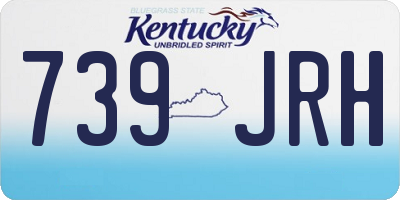 KY license plate 739JRH