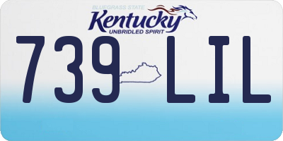 KY license plate 739LIL