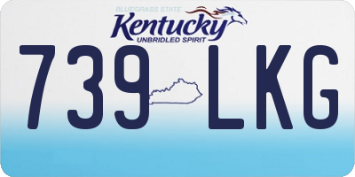 KY license plate 739LKG