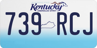 KY license plate 739RCJ