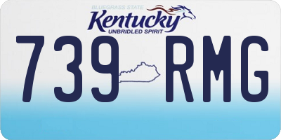KY license plate 739RMG