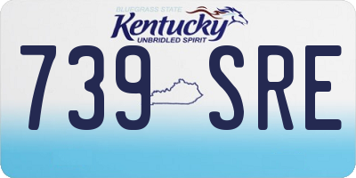 KY license plate 739SRE