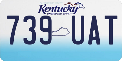 KY license plate 739UAT