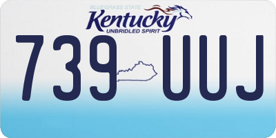 KY license plate 739UUJ