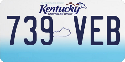 KY license plate 739VEB