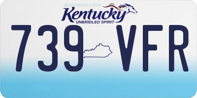 KY license plate 739VFR