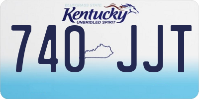 KY license plate 740JJT