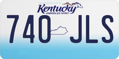 KY license plate 740JLS