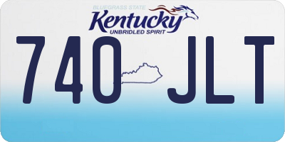 KY license plate 740JLT