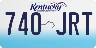 KY license plate 740JRT