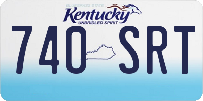 KY license plate 740SRT