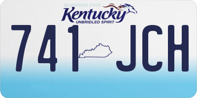 KY license plate 741JCH