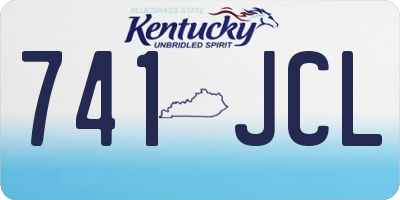 KY license plate 741JCL