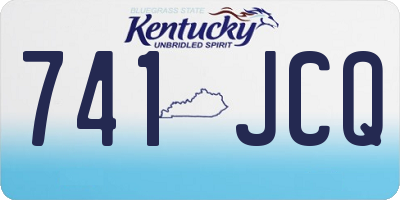 KY license plate 741JCQ