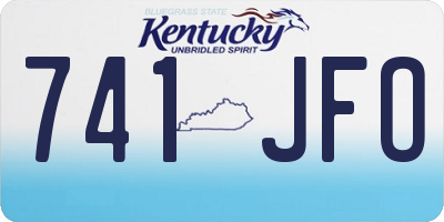 KY license plate 741JFO