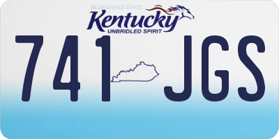 KY license plate 741JGS
