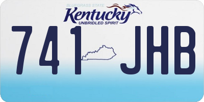 KY license plate 741JHB