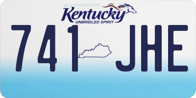 KY license plate 741JHE