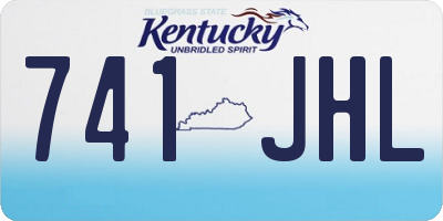 KY license plate 741JHL