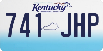 KY license plate 741JHP
