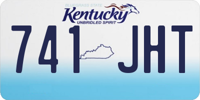 KY license plate 741JHT