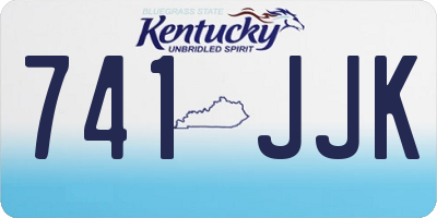 KY license plate 741JJK