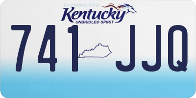KY license plate 741JJQ