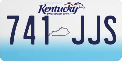 KY license plate 741JJS