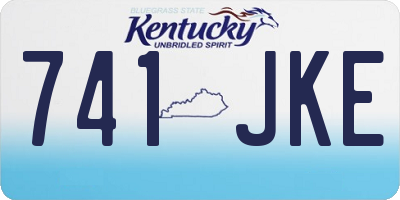 KY license plate 741JKE