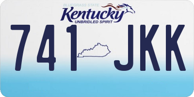 KY license plate 741JKK