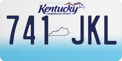 KY license plate 741JKL