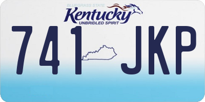 KY license plate 741JKP