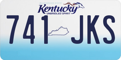 KY license plate 741JKS