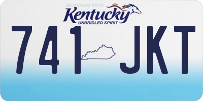 KY license plate 741JKT