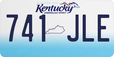 KY license plate 741JLE