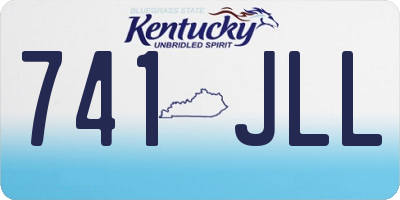 KY license plate 741JLL