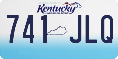 KY license plate 741JLQ