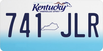 KY license plate 741JLR