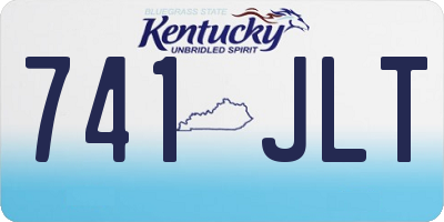 KY license plate 741JLT