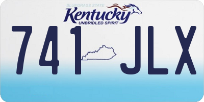 KY license plate 741JLX