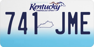 KY license plate 741JME