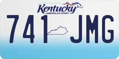 KY license plate 741JMG