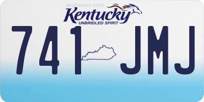 KY license plate 741JMJ