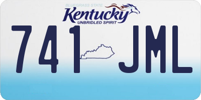 KY license plate 741JML