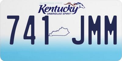 KY license plate 741JMM